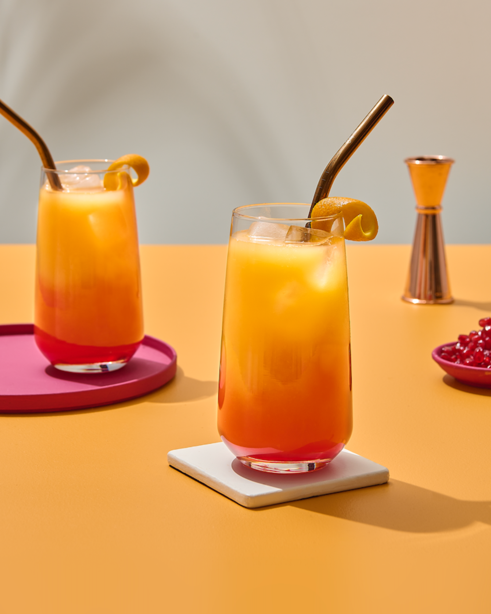 Tropical Tequila Sunrise Toast