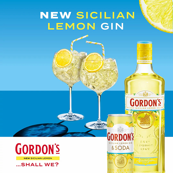 Gordons Sicilian Lemon 600