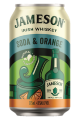Jameson Irish Whiskey Soda & Orange 10-pack cans