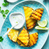 Grilled Pineapple with Brown Sugar Rum Glaze