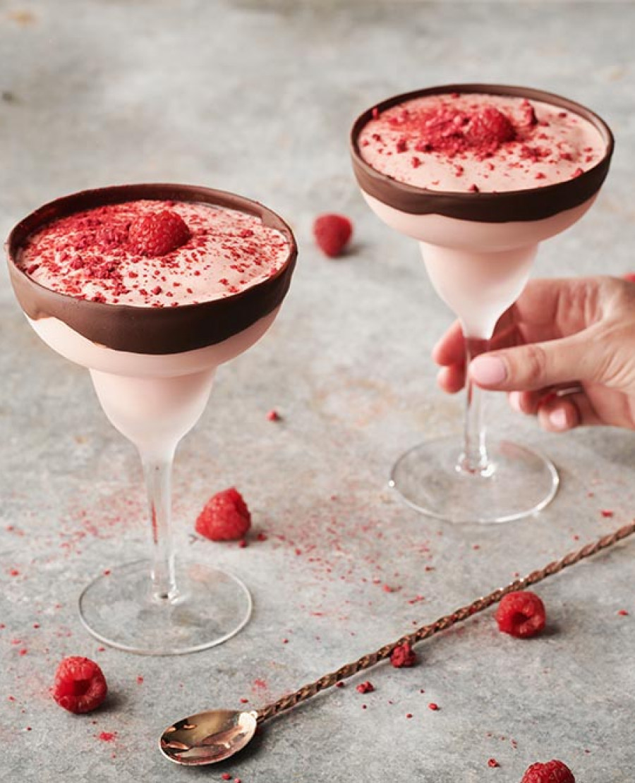 Chocolate Raspberry Martini Toast 