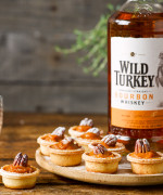 Mini Pumpkin & Pecan Tarts with Maple & Bourbon Syrup