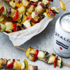 Barbecue Halloumi and Vege Skewers 