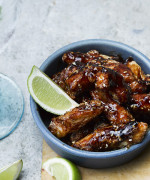 Fried Korean-style Chicken with Limes