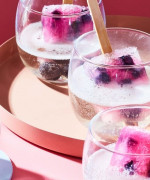 Gin & Blueberry Prosecco Popsicles