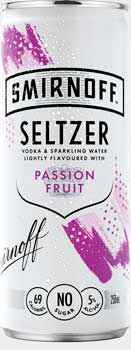 Smirnoff Seltzer Passion Fruit