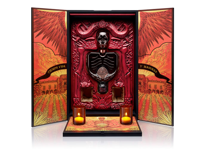 Patrón by Guillermo del Toro, Patrón, Guillermo del Toro, tequila, anejo, anejo tequila, Day of the Dead, dia de los muertos