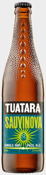 beer, pale ale, ale, New Zealand beer, Tuatara, Tuatara Sauvinova, sauvinova, whitebait, food match