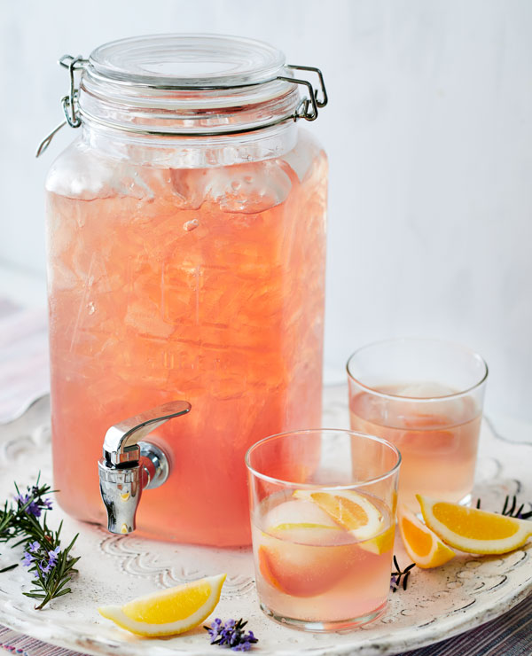 Blushing Gin Lemonade, Toast, Recipe