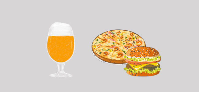 beer, craft beer, which beer glass, beer and food, beer food match, pale ale, pale ale food match, pale ale glass