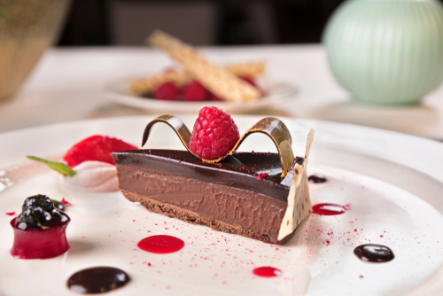 Chocolate mousse tart